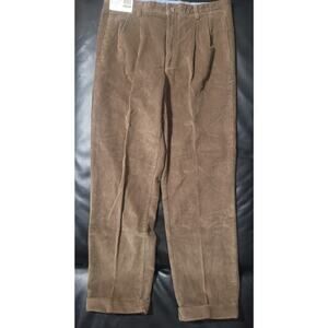 Y2K Style Club Room Soft Corduroy Double Pleated 8 Wale Pants 40x30|Old Money